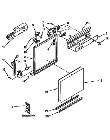 Frame and console parts