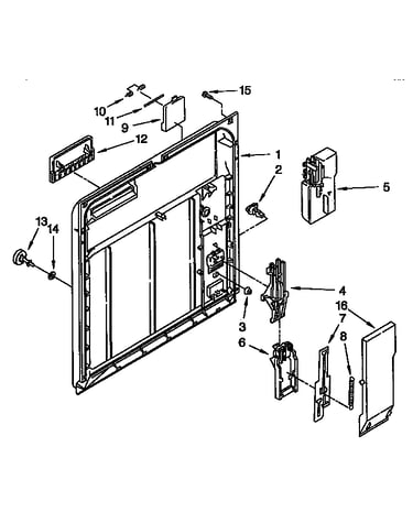 Inner door parts