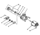 Kenmore 6651544590 pump and motor parts diagram