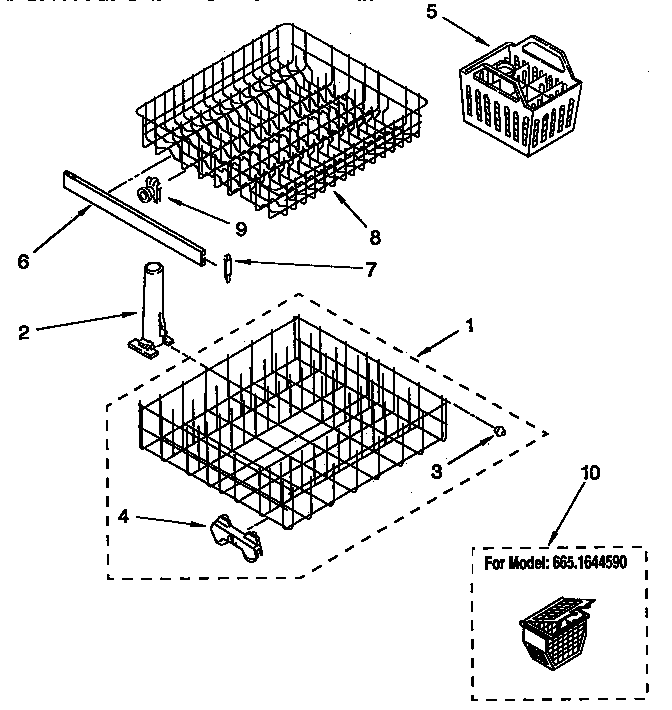 Dishrack parts