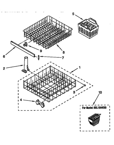Dishrack parts
