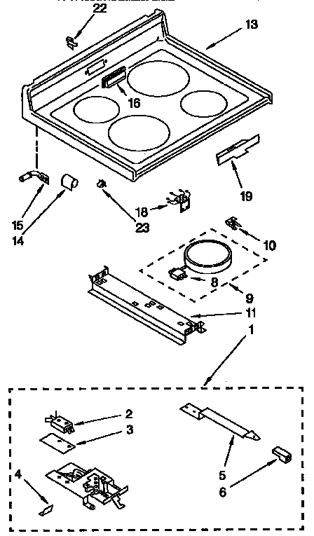 Cooktop parts