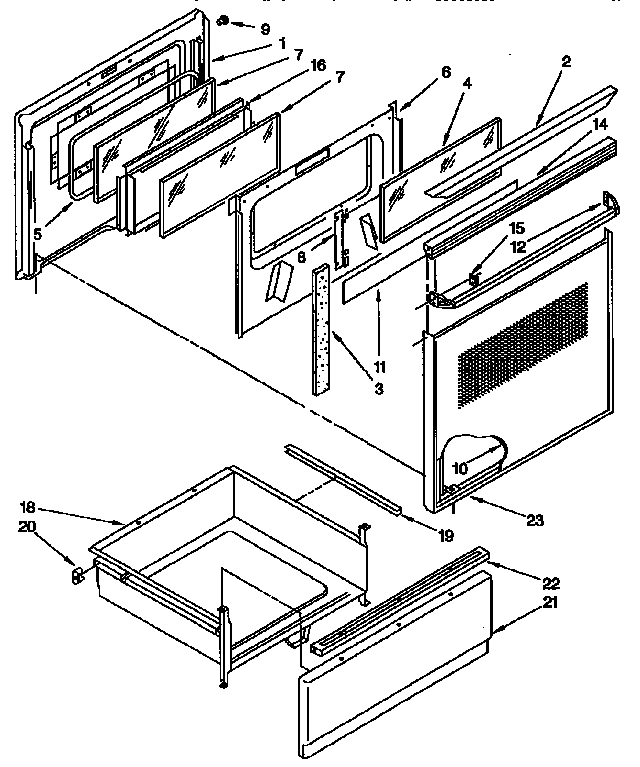Door and drawer parts