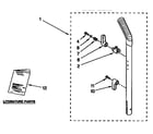 Kenmore 1163571290 handle parts diagram