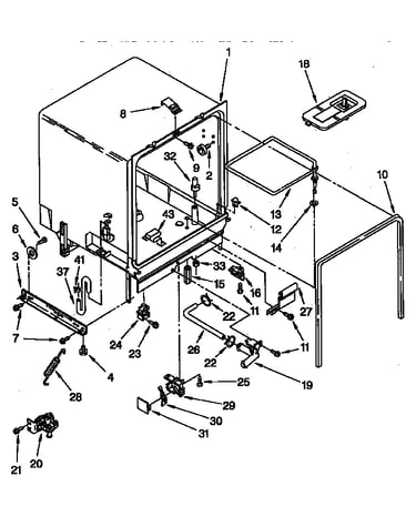 Tub assembly parts