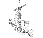 Kenmore 6651744990 pump and spray arm parts diagram