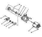 Kenmore 6651744990 pump and motor parts diagram