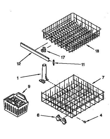 Dishrack parts