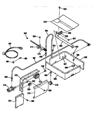Burner section