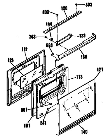 Door section