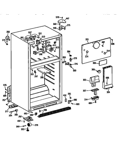 Caabinet parts