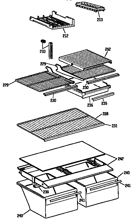 Shelf parts