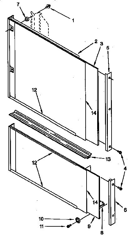 Door and panel parts