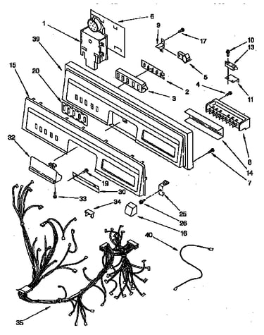 Control panel parts