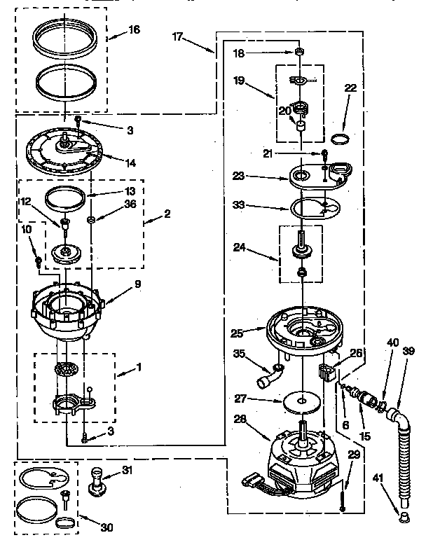 Pump and motor parts