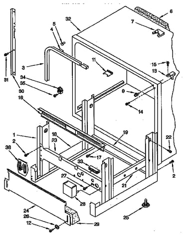 Frame and tank parts