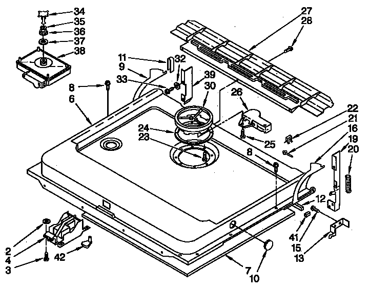 Door and latch parts