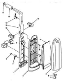 Bag housing and handle parts