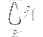 Kenmore 1163419090 hose and attachment parts diagram