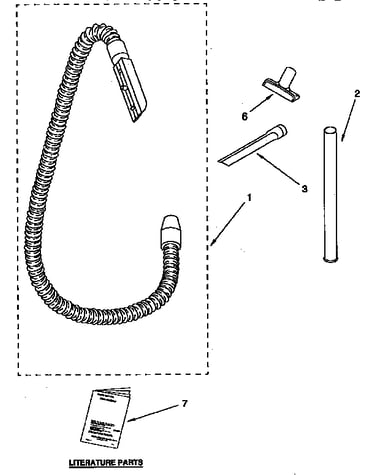 Hose and attachment parts