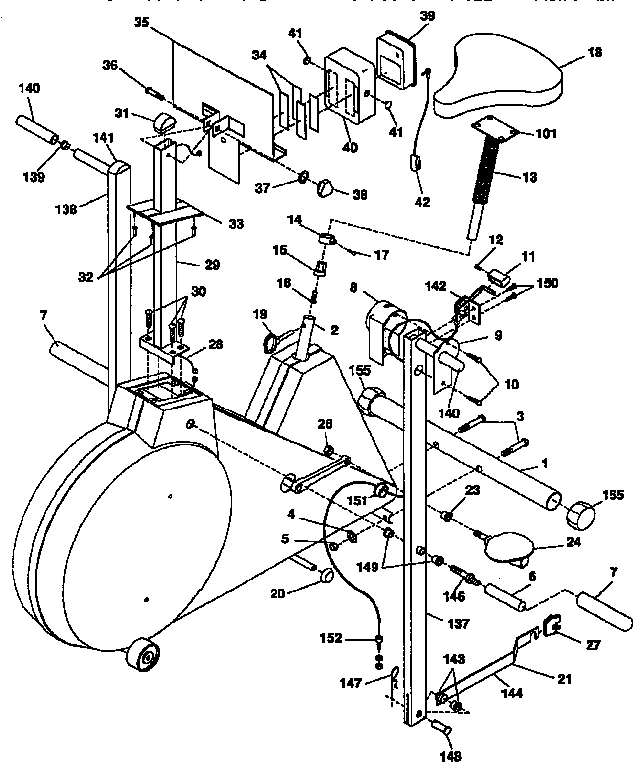 CONSOLE AND SEAT ASSEMBLY