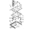 Kenmore 6644558953 cooktop parts diagram