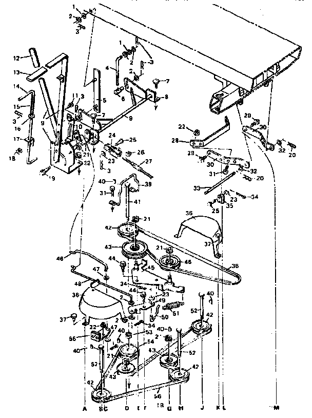 Mower housing top half replacement parts