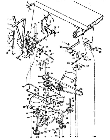 Mower housing top half replacement parts