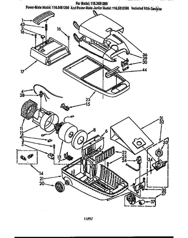Vacuum cleaner parts