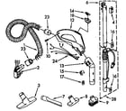 Kenmore 1162481290 hose and attachment parts diagram