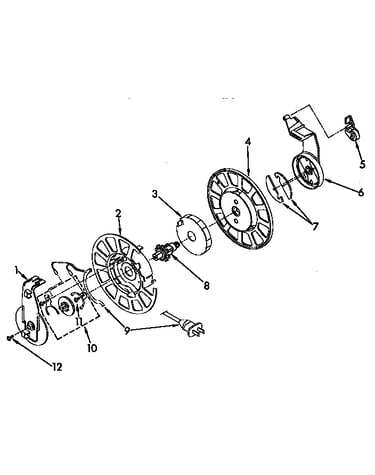 Power cord reel parts