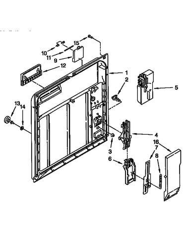Inner door parts