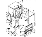 Whirlpool DU8900XY2 tub assembly parts diagram