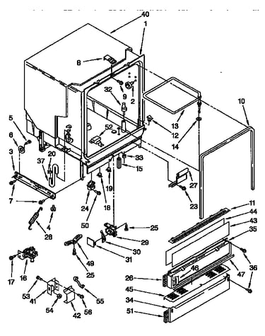 Tub assembly parts