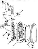 Bag housing and handle parts