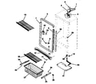 Kenmore 2539239712 cabinet parts diagram