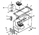 Kenmore 2539138581 cabinet parts diagram