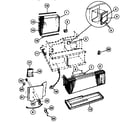Kenmore 2539745080 electrical system and unit parts diagram