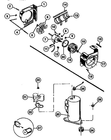 Air handling and compressor parts