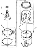 Agitator, basket and tub parts