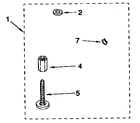 Kenmore 11091511100 miscellaneous parts diagram