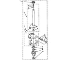Kenmore 11091511100 brake and drive tube parts diagram