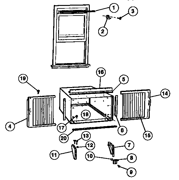 WINDOW MOUNTING AND ACCESSORIES PARTS