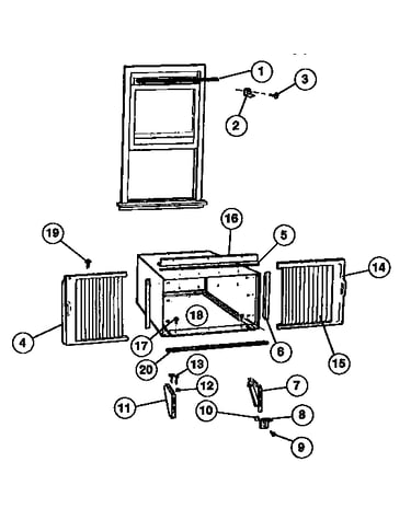 Window mounting and accessories parts