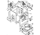 Kenmore 11096563800 cabinet parts diagram