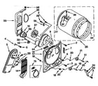 Kenmore 11096563800 bulkhead parts diagram