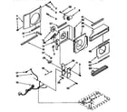 Kenmore 1068790518 air flow and control parts diagram
