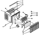 Kenmore 1068790518 cabinet parts diagram