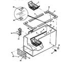 Kenmore 2539133582 cabinet parts diagram