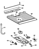 Freezer floor & control parts